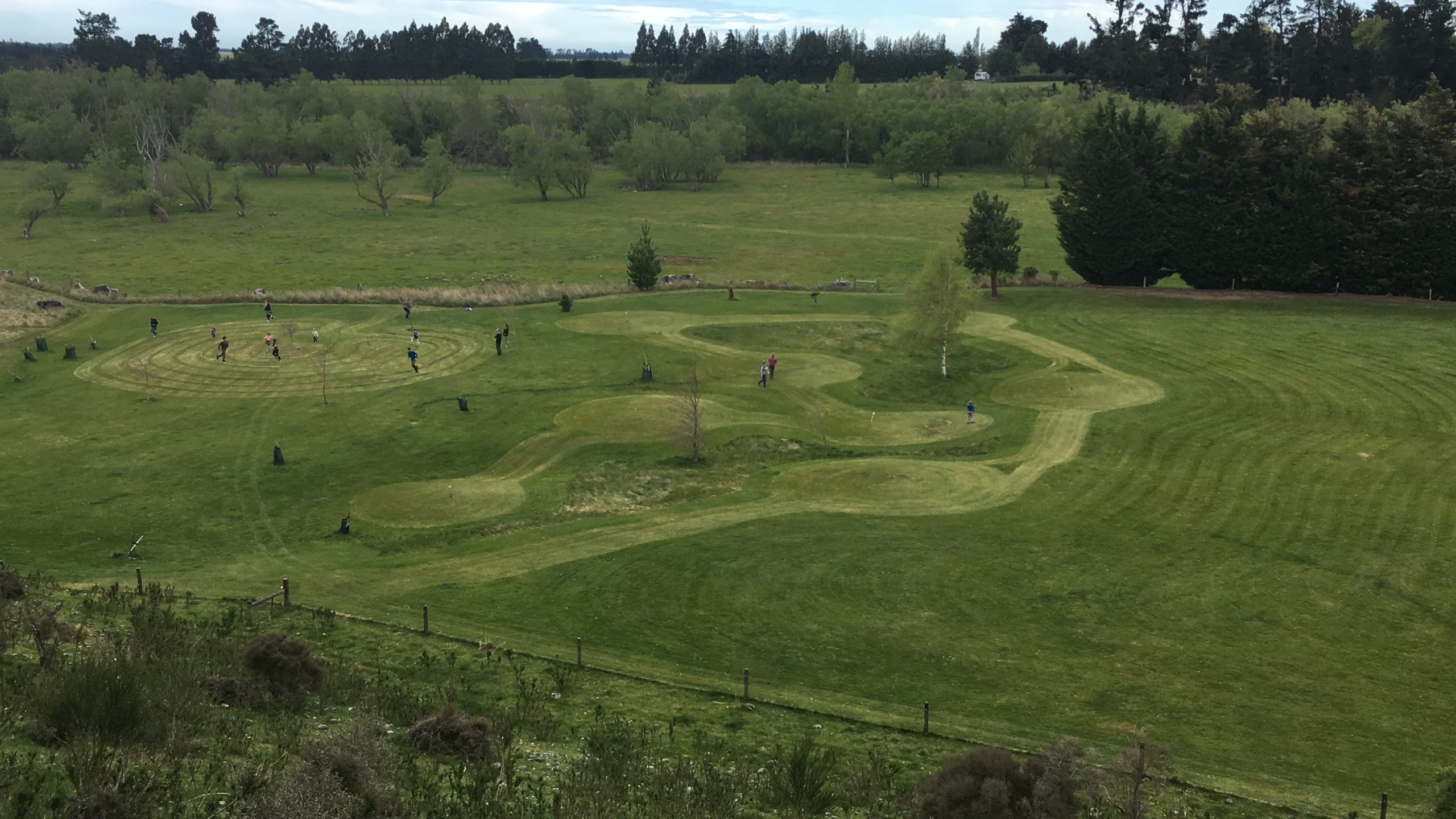 8-hole pitch & putt course and prayer labyrinth